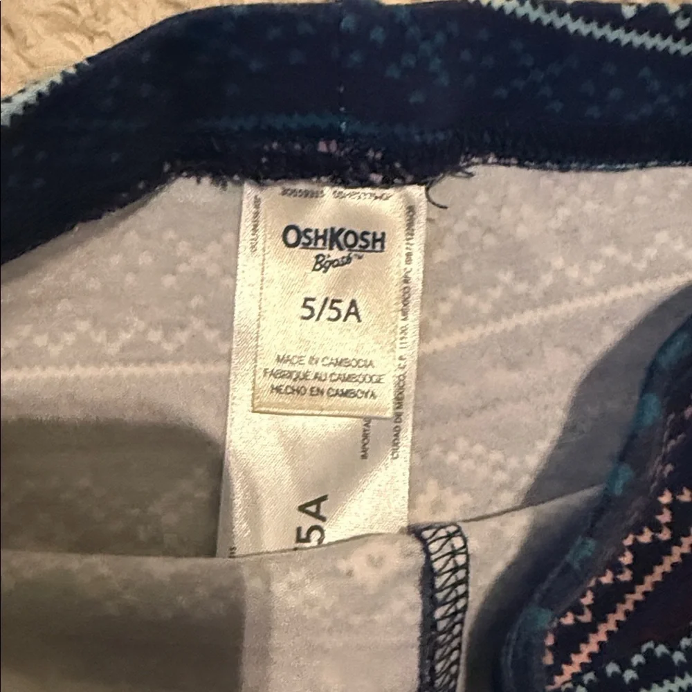 Toddler Oshkosh Hoodie and Leggings Outfit